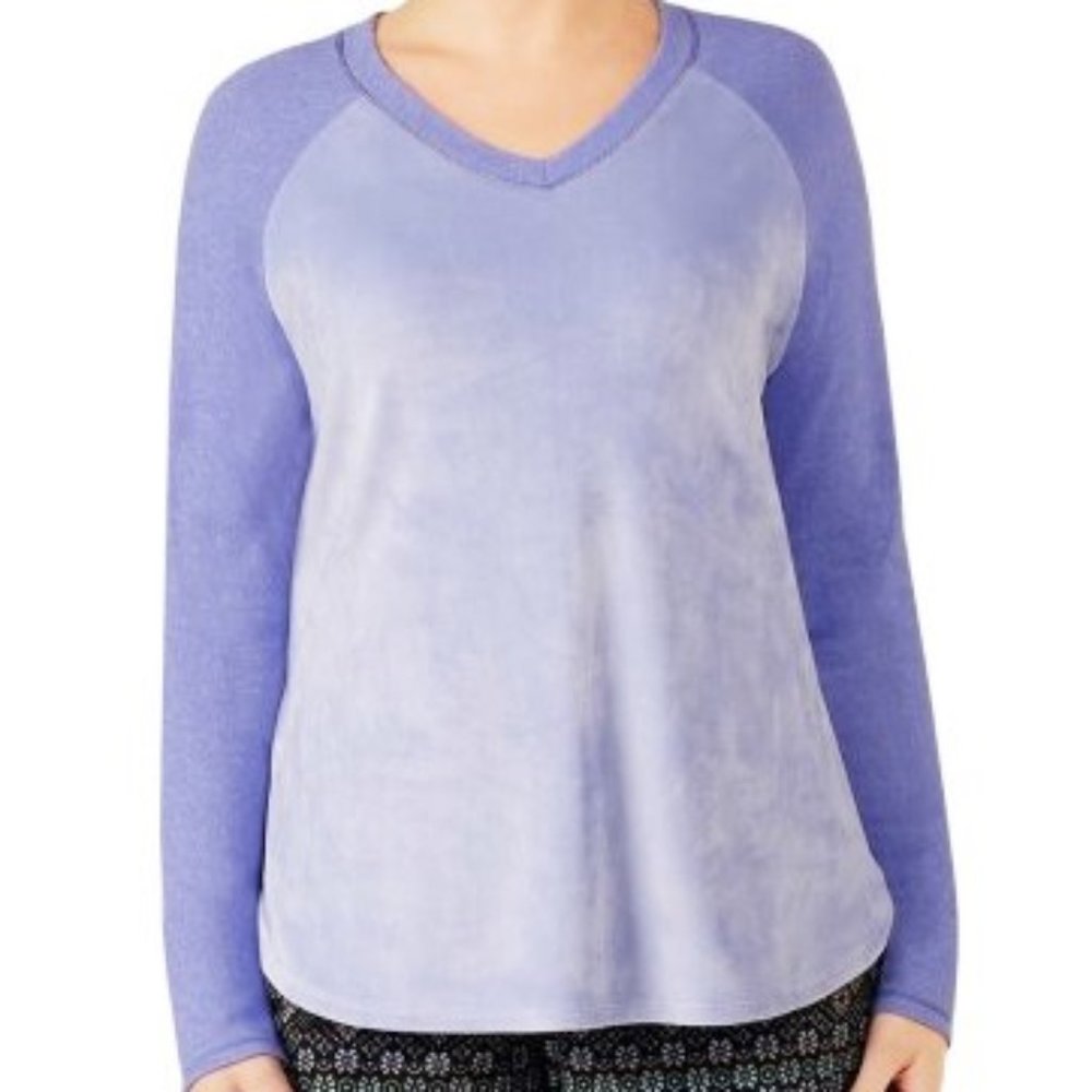 Sleep top womens new size L 95% polyester 5% spandex ClimateRight by Cuddl Duds